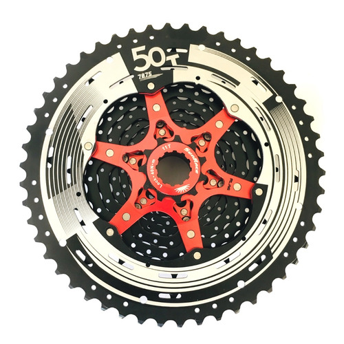 [REP-SUNRACE-CASS10-11/50-XD] CASSETTE SUNRACE MX 11-50 11 PASOS NEGRO