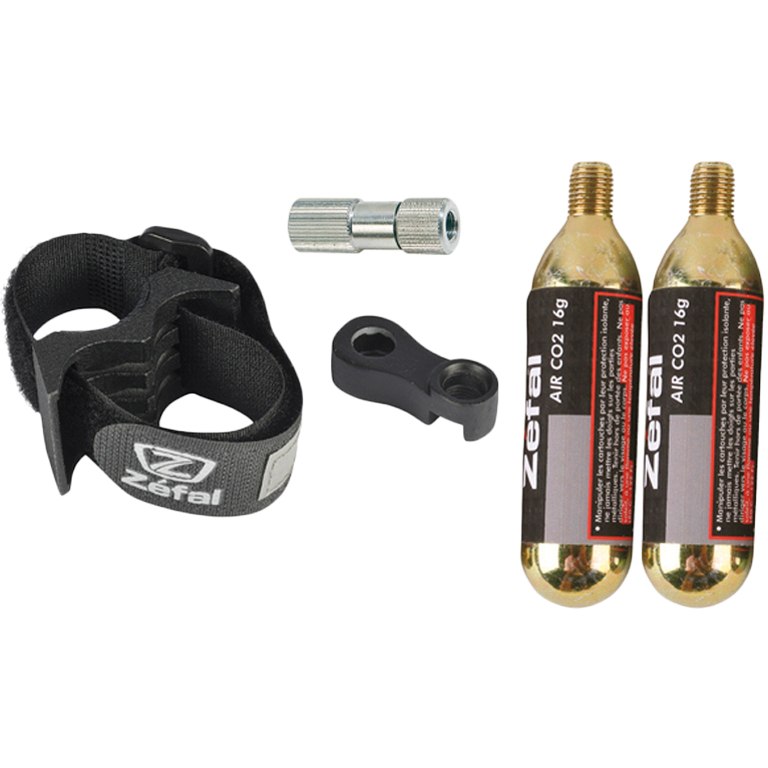 ZEFAL CO2 INFLATOR KIT (SOSTENEDOR + EZ CONTROL + 2 CARTUCHOS 16GR) 
