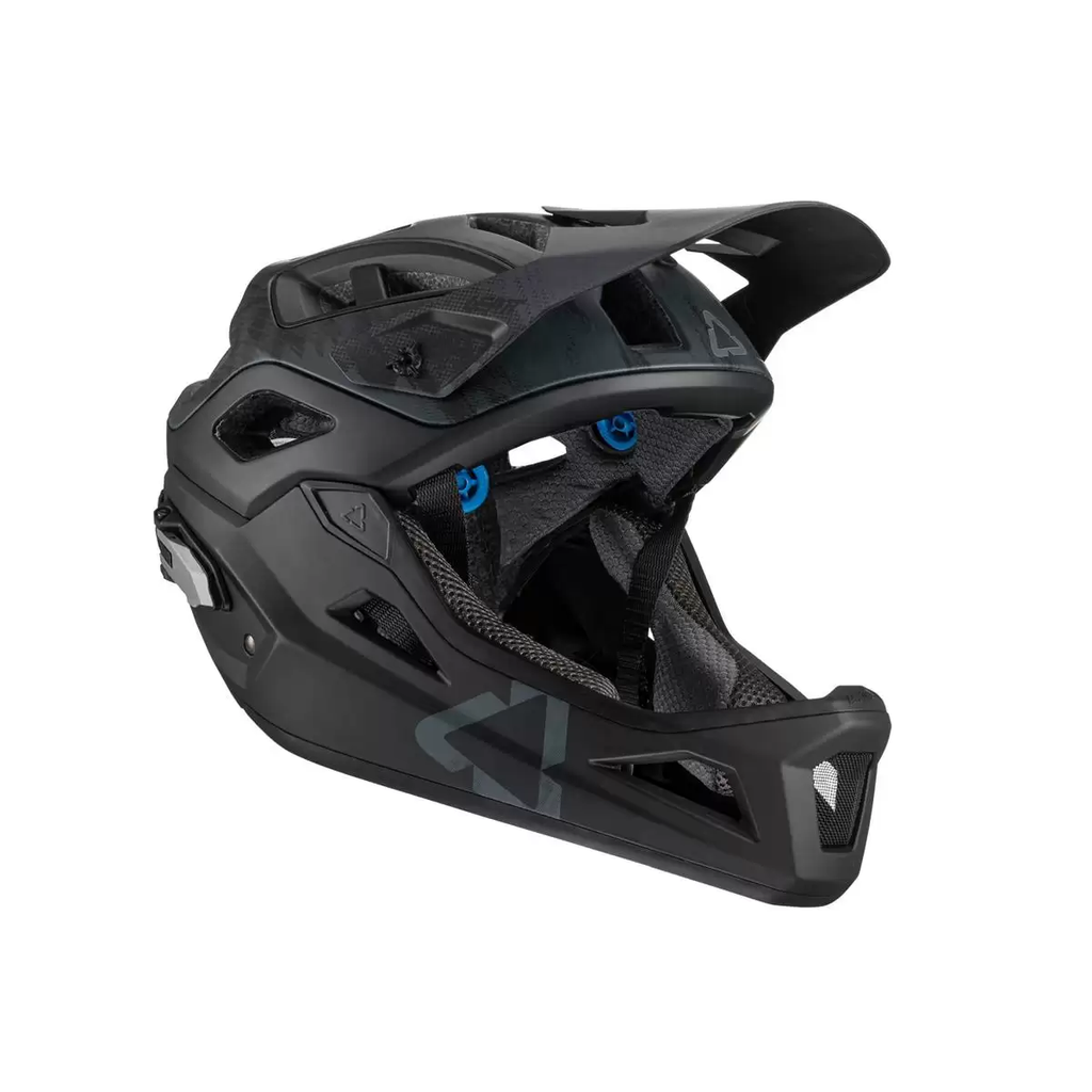 CASCO FULL FACE LEATT MTB ENDURO 3.0 V21 (NEGRO, M)