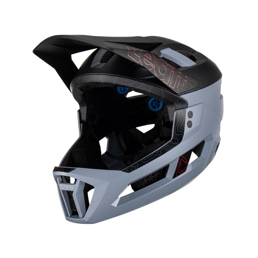 CASCO FULL FACE LEATT MTB ENDURO 3.0 V23 (GRIS, L)
