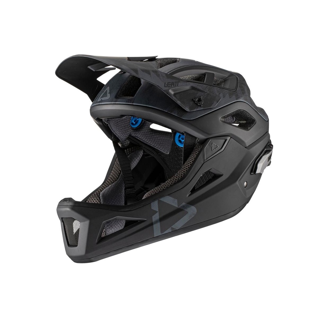 CASCO FULL FACE LEATT MTB ENDURO 3.0 V21 (NEGRO, S)
