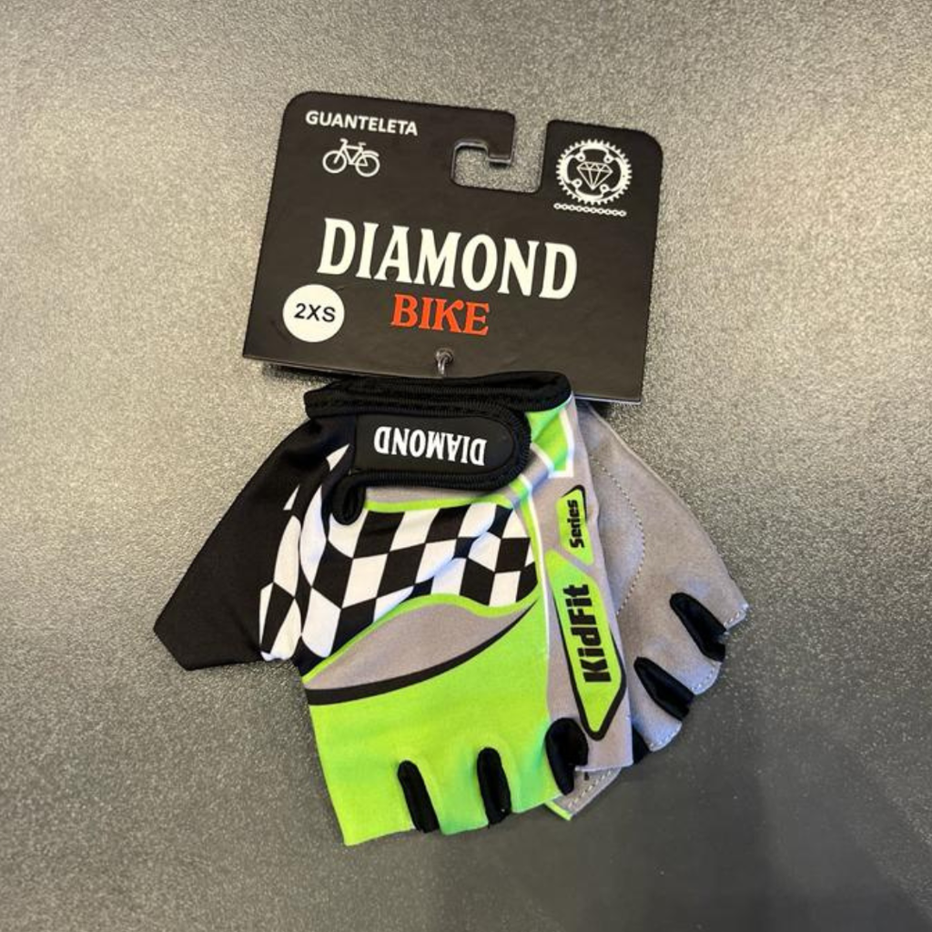 [GN-DIAMOND-NIÑO-V-2XS] GUANTELETA PARA NIÑO DIAMOND (VERDE, XXS)