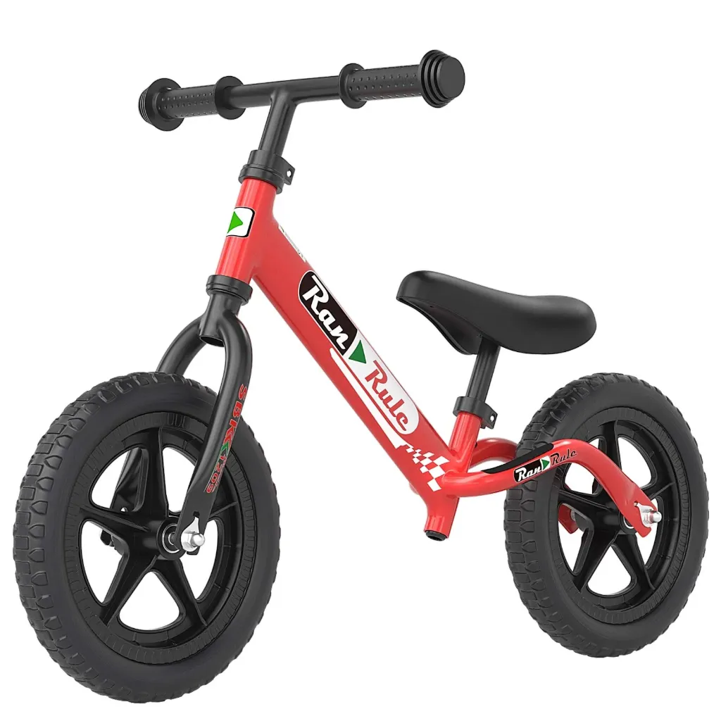 BICICLETA ROYAL BABY RAN-RUN STEEL BALANCE BIKE (ROJO )