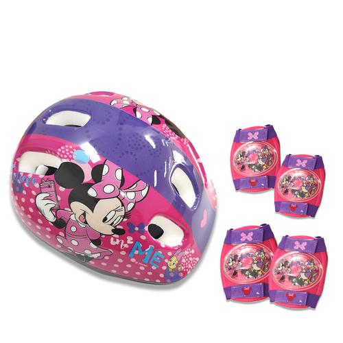 [CAS-KIT-MINNIE] CASCO MINNIE CODERAS Y RODILLERAS