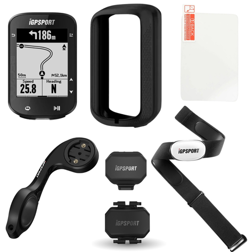 [BUNDLE-IGPSPORT-BSC200S] BUNDLE IGPSPORT BSC200S + HR40 + CAD70 + SPD70 + M80 + BHB100 + PROTECTOR