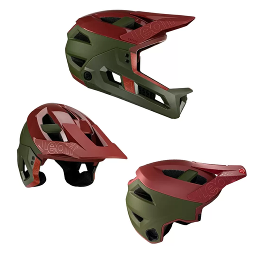 [1023014602] CASCO FULL FACE LEATT MTB ENDURO 3.0 V23 (ROJO/VERDE, L)